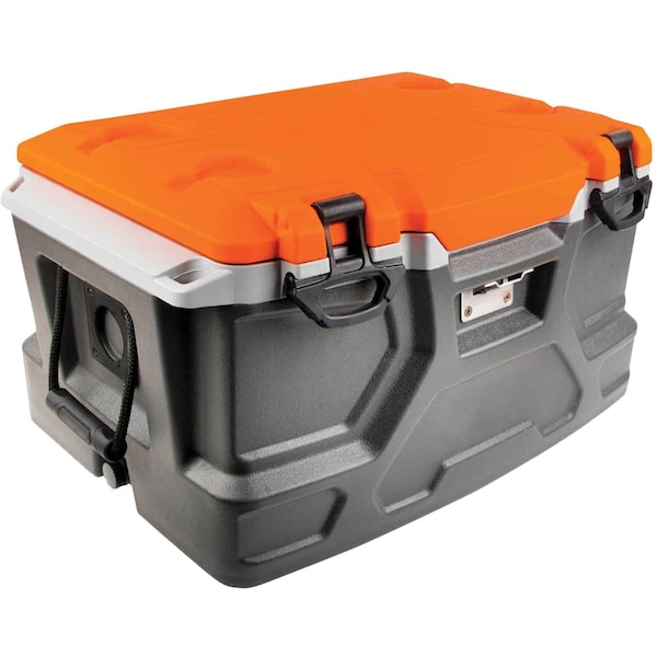 Ergodyne Orange & Gray Industrial Hard Sided Cooler - 48 Quart 5171 - main